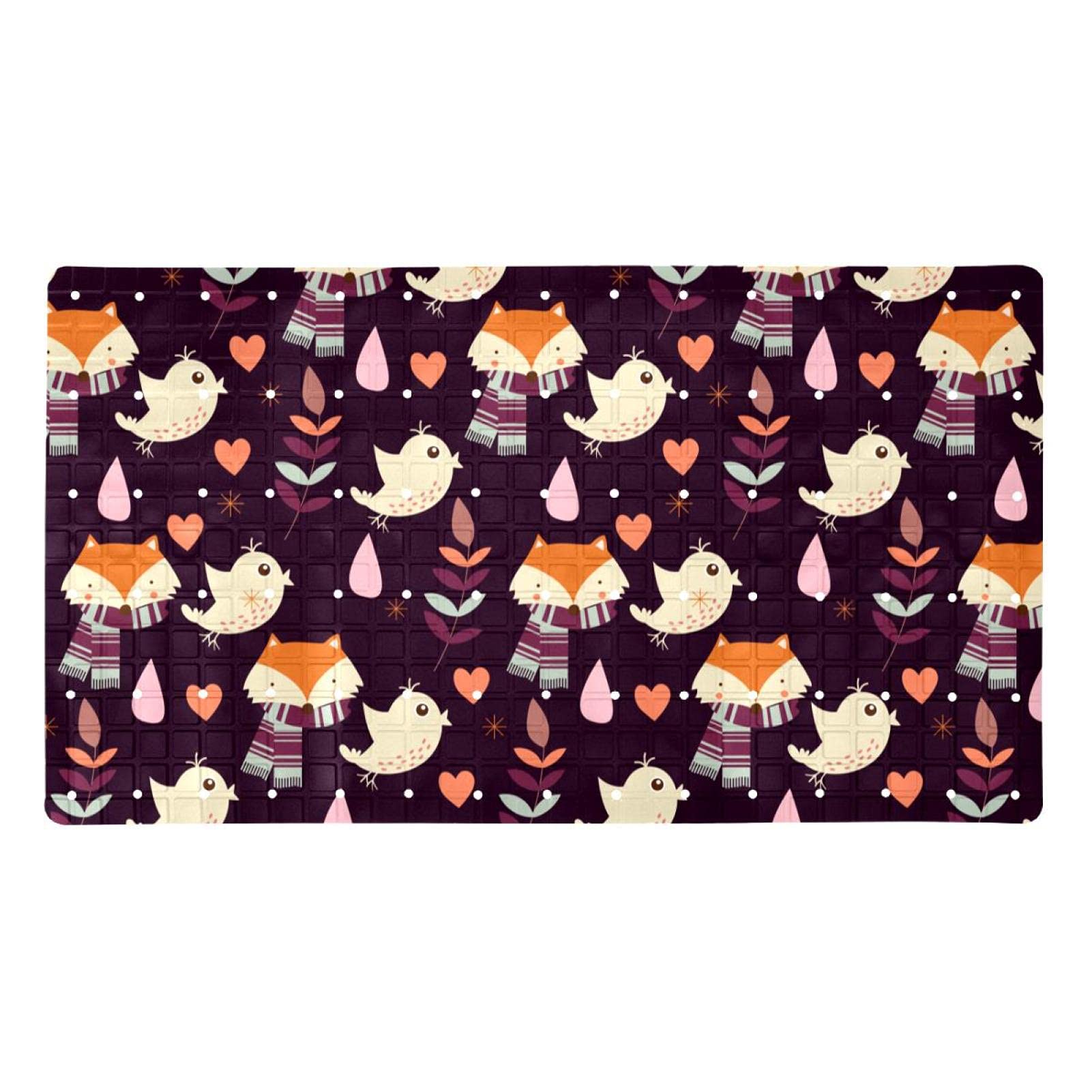 Tapis de bain antidérapant pour douche tapis baignoire enfants et personnes âgées