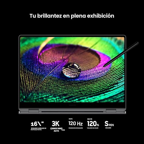 Miniatura 3 de Samsung PC Galaxy Book5 Pro 360 Copilot+ de 16 pulgadas, portátil empresarial AI, Windows 11 Pro, procesador Intel Core Ultra 7 258V, pantalla
