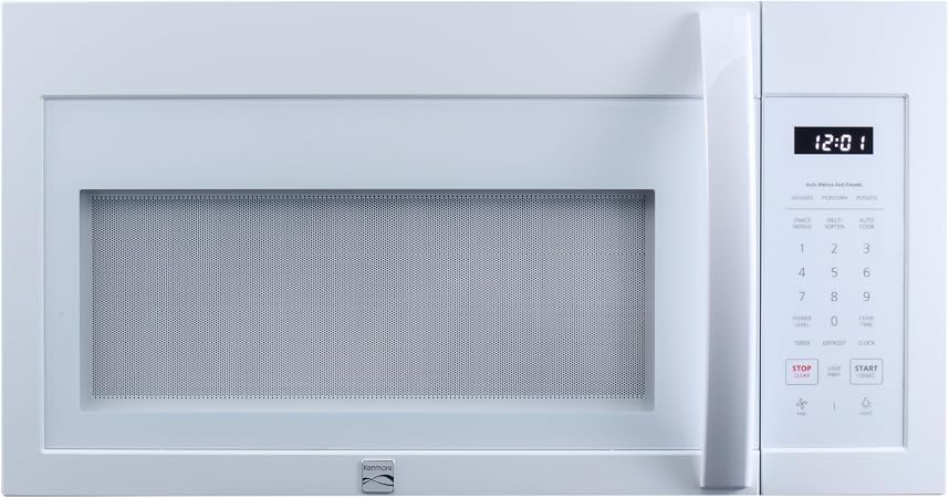 Kenmore Over-the-Range Microwave – 1000 Watts, 300 CFM Vent Fan,