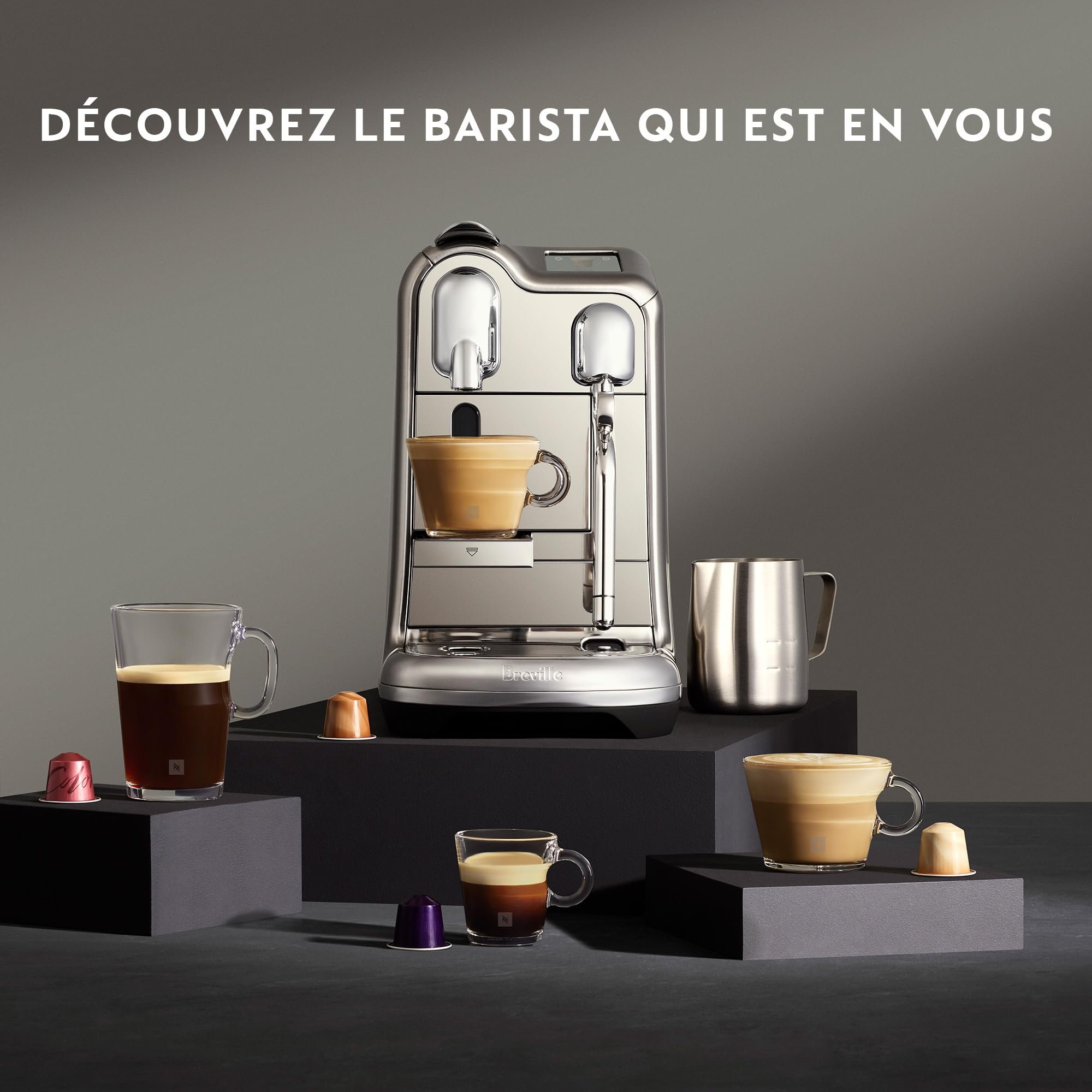 Nespresso Sage Appliances Creatista Pro SNE900BSS ekspres do kawy ze stali nierdzewnej