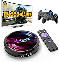 Vista 1 de Kinhank Retro Video Game Console Built in 114000+ Games,Super Console X Max Emulator Console,EmuELEC 4.5Android 9.0CoreELEC 3 Systems ALL in 1,4K