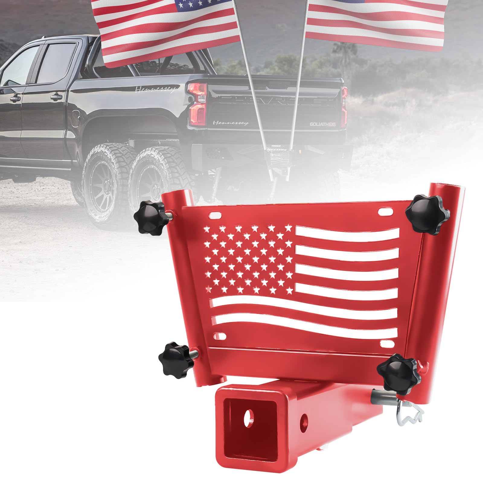 Hitch Mount Flag (Red)
