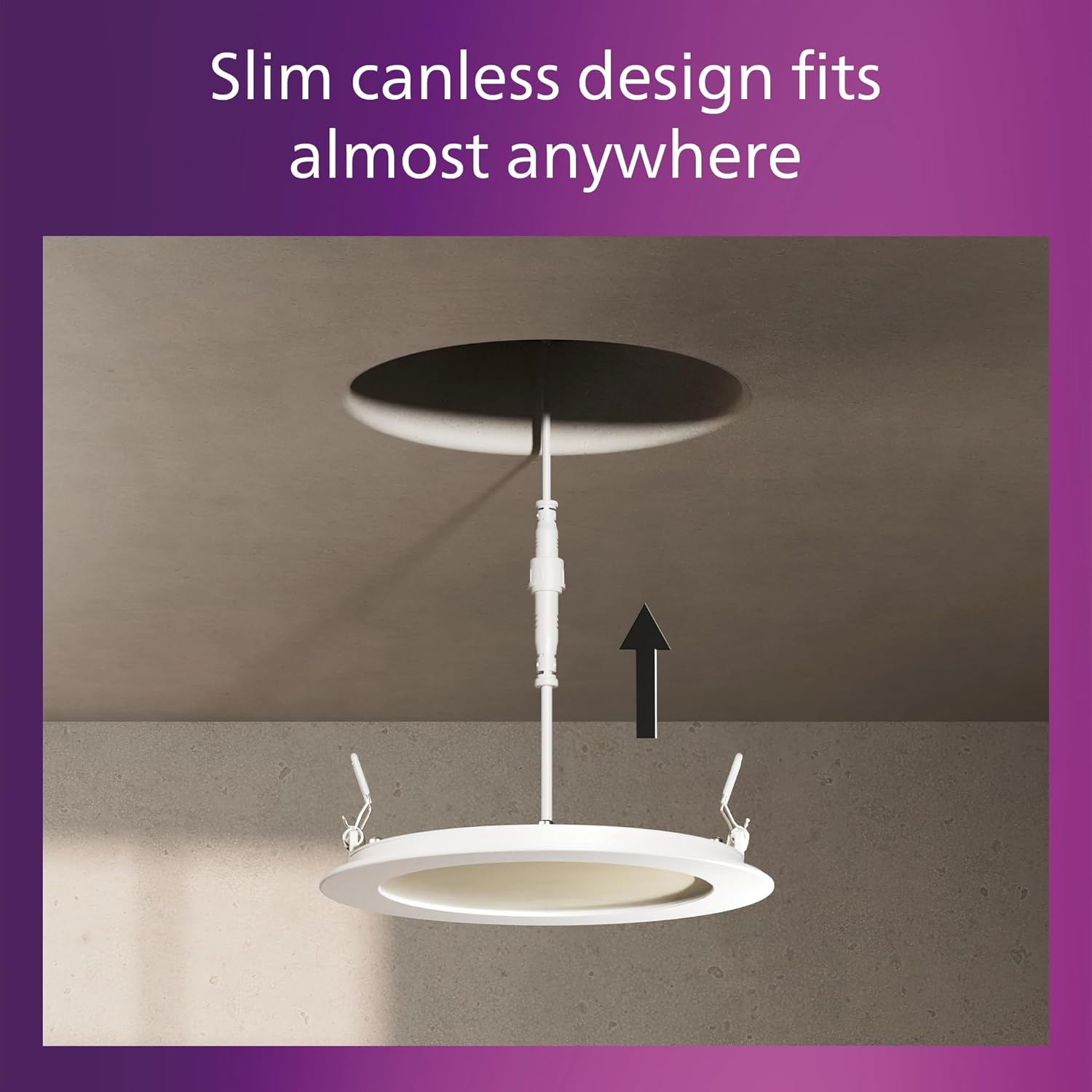 Philips LED 4-Inch Slim Downlight, 12 Pack, Canless Design, 800 LM, Dimmable LED Light, EyeComfort, 10.5W, 5 CCTs 2700-3000-3500-4000-5000K, 25,000 Hours - Image 7