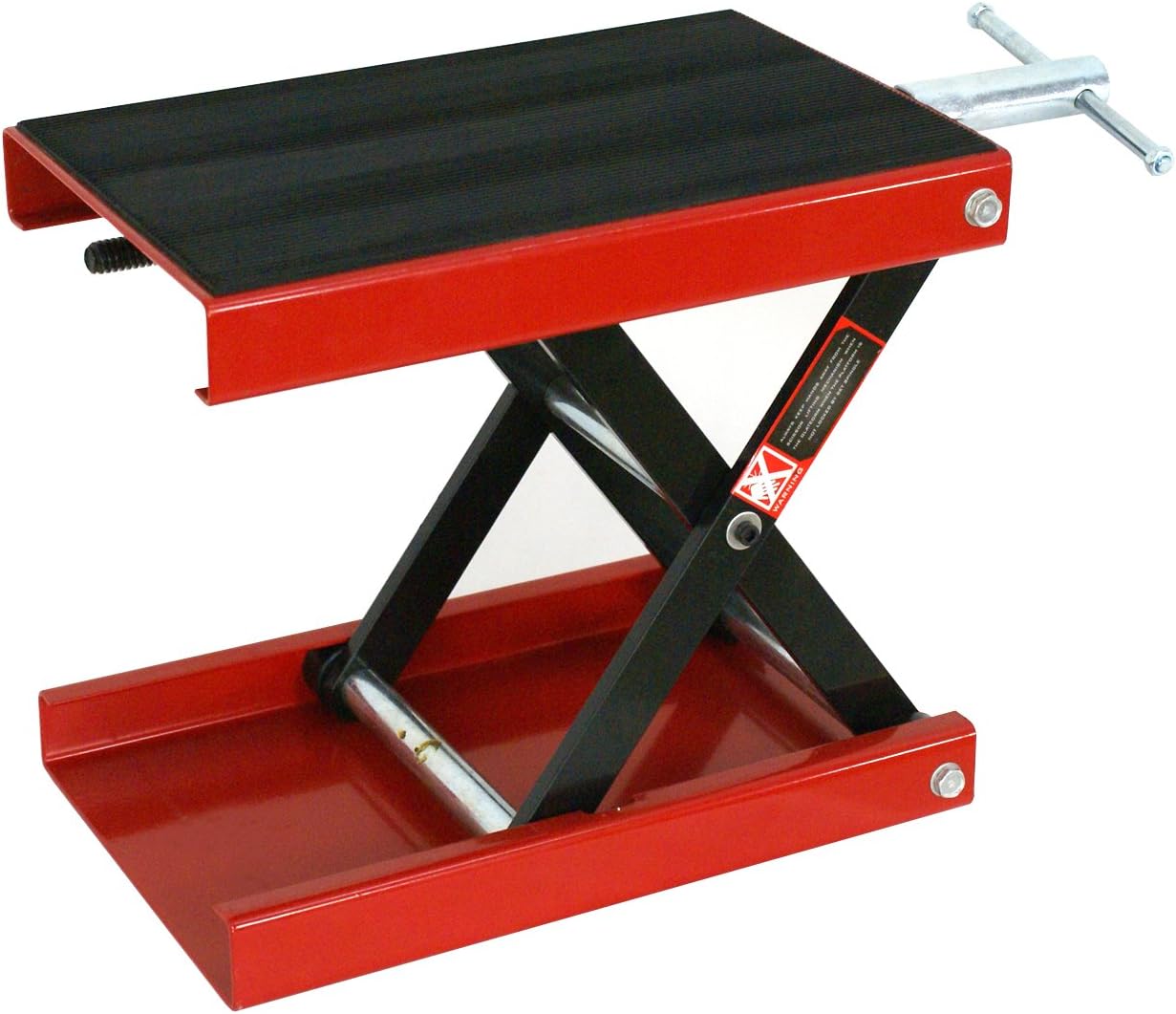 F2C Wide Deck Scissor Lift Jack ATV Motorcycle Dirt Bike Scooter Crank Hoist Stand 1100 LB