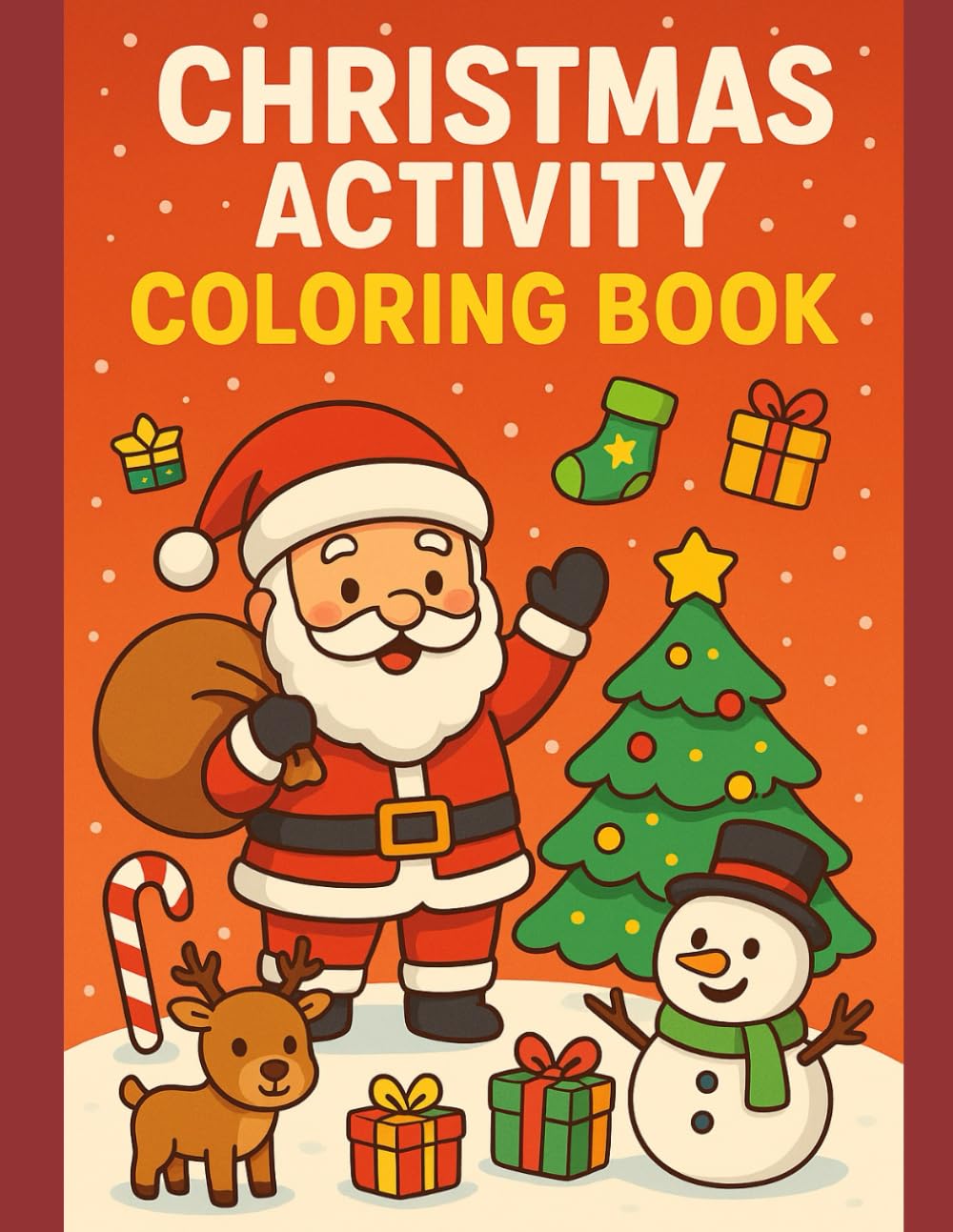 Christmas Activity Coloring Book