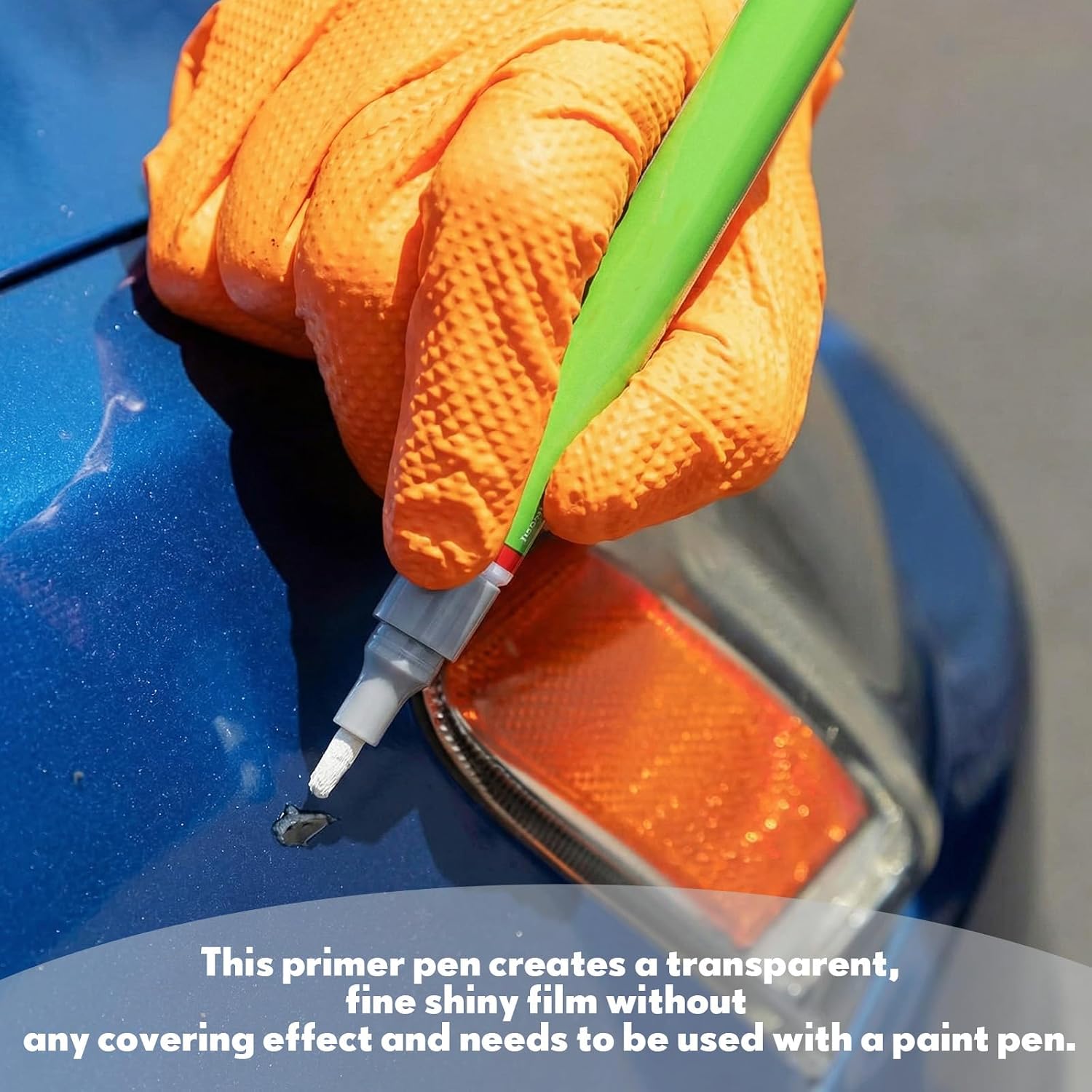 Car Paint Primer Touch up Primer Pen for Chip and Scratches for Painted and Metal Surfaces, Automotive Primers Pen, Auto Paint Repair Pens