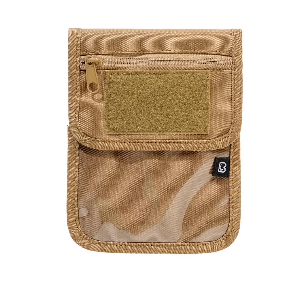 Brandit Chest Pocket, Many Colours, Camel, Neck Pouch