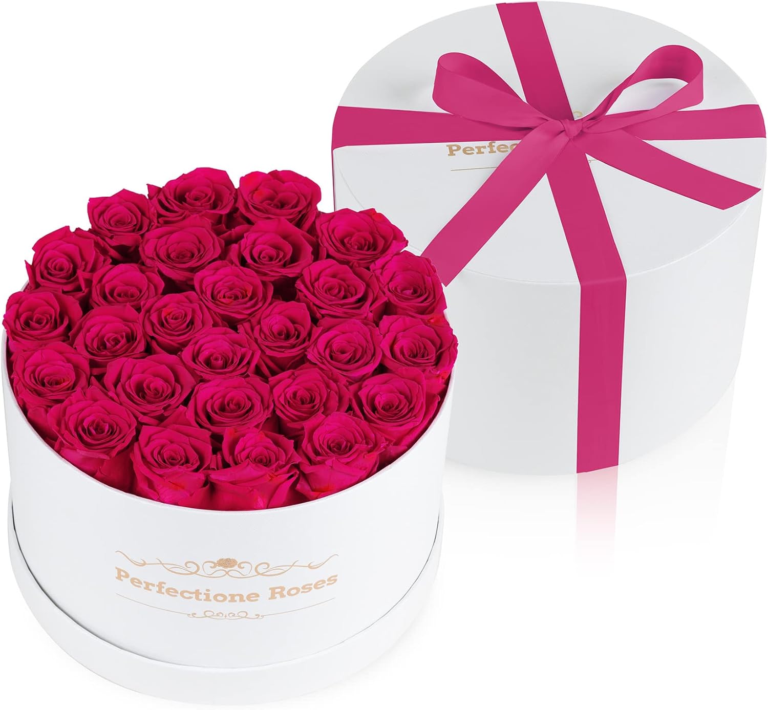 Perfectione Roses 27 Roses in a Box, Mothers Day Rose, Preserved Flowers for Her, Flowers for Delivery Birthday Gifts for Women (Radiant Pink) - Image 6