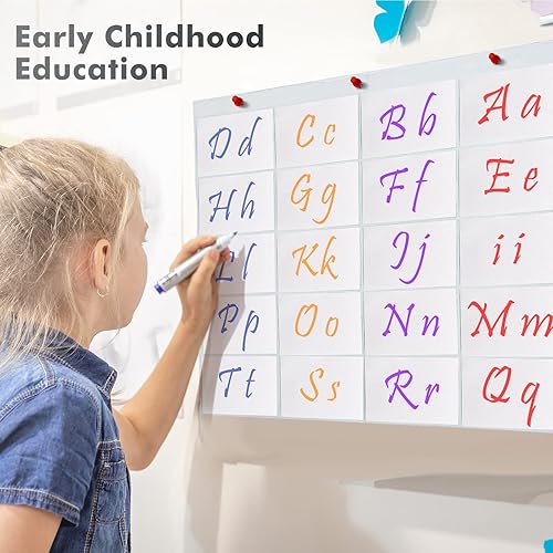 Miniatura 3 de Soporte para tarjetas de índice de 3 x 5 pulgadas 20 ranuras para tarjetas biblioteca bolsillos para tarjetas organizador de plástico transparente