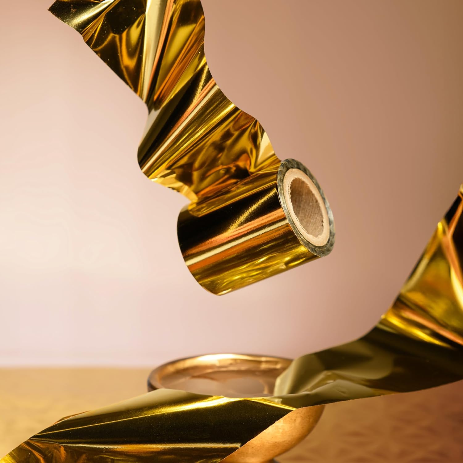 Dixie Belle Dixie Shine - Gold - 2” x 100’ Luster Roll for DIY Projects - Metallic Application for Refinishing Projects - Made in the USA