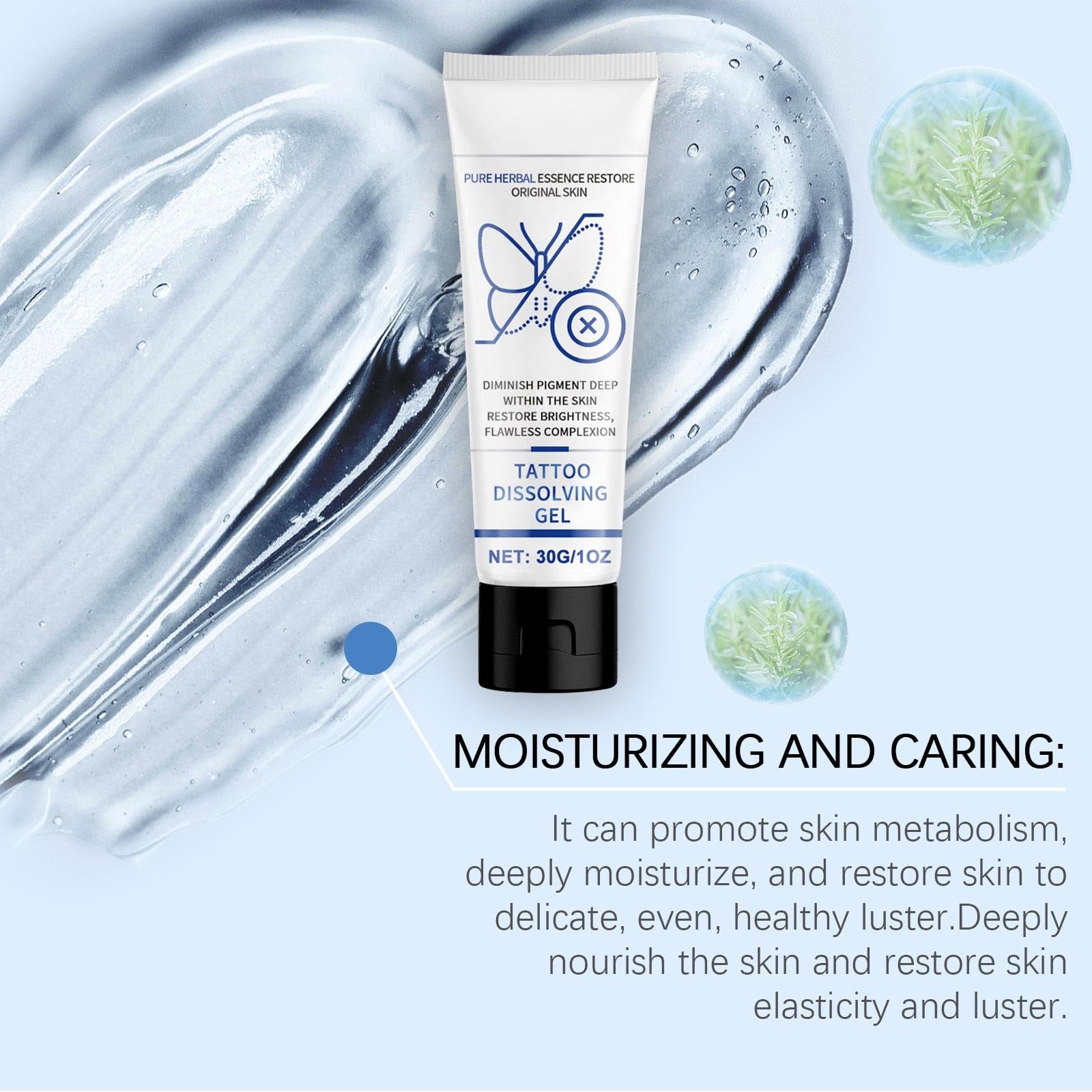 Taattoo Removal Creaam Fast And Effective Removal Absorption No Care Gel Gently Cleanses And Skin Moisturizing Skin Care Gel 30g/1oz — view 6