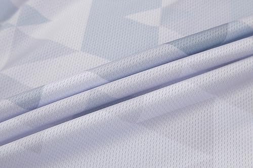 Miniatura 4 de GCRFL Camiseta de ciclismo de manga corta para hombre con 3 bolsillos traseros + bolsillo con cremallera, transpirable, de secado rápido