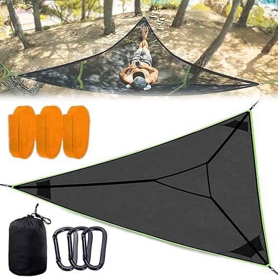 Triangle Hammock Multi Person Hammock 3 Point,Triangle Camping Hammock,Triangle