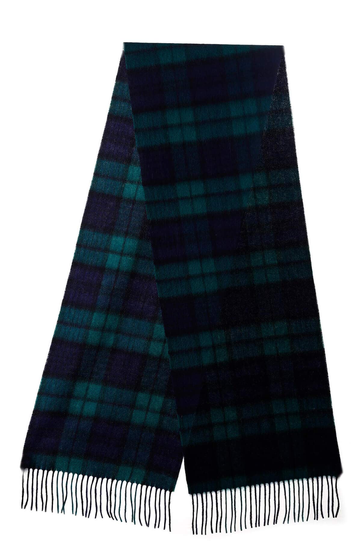 Edinburgh Cashmere Unisex Dark Green Premium Extra Fine Lambswool Scarf | Soft Warm Lightweight Large Winter Wrap Stole | 30 X 175 Cm (Dark Green)