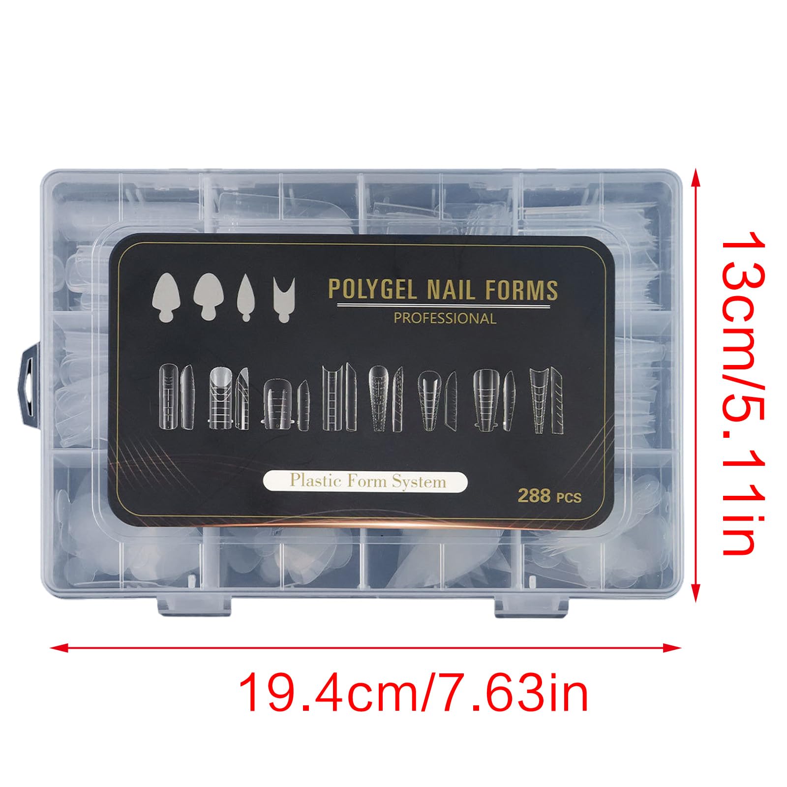 Duals Forms Set per Extension Gel Form French Line Sticker Acrilico Stampo Manicure Strumento