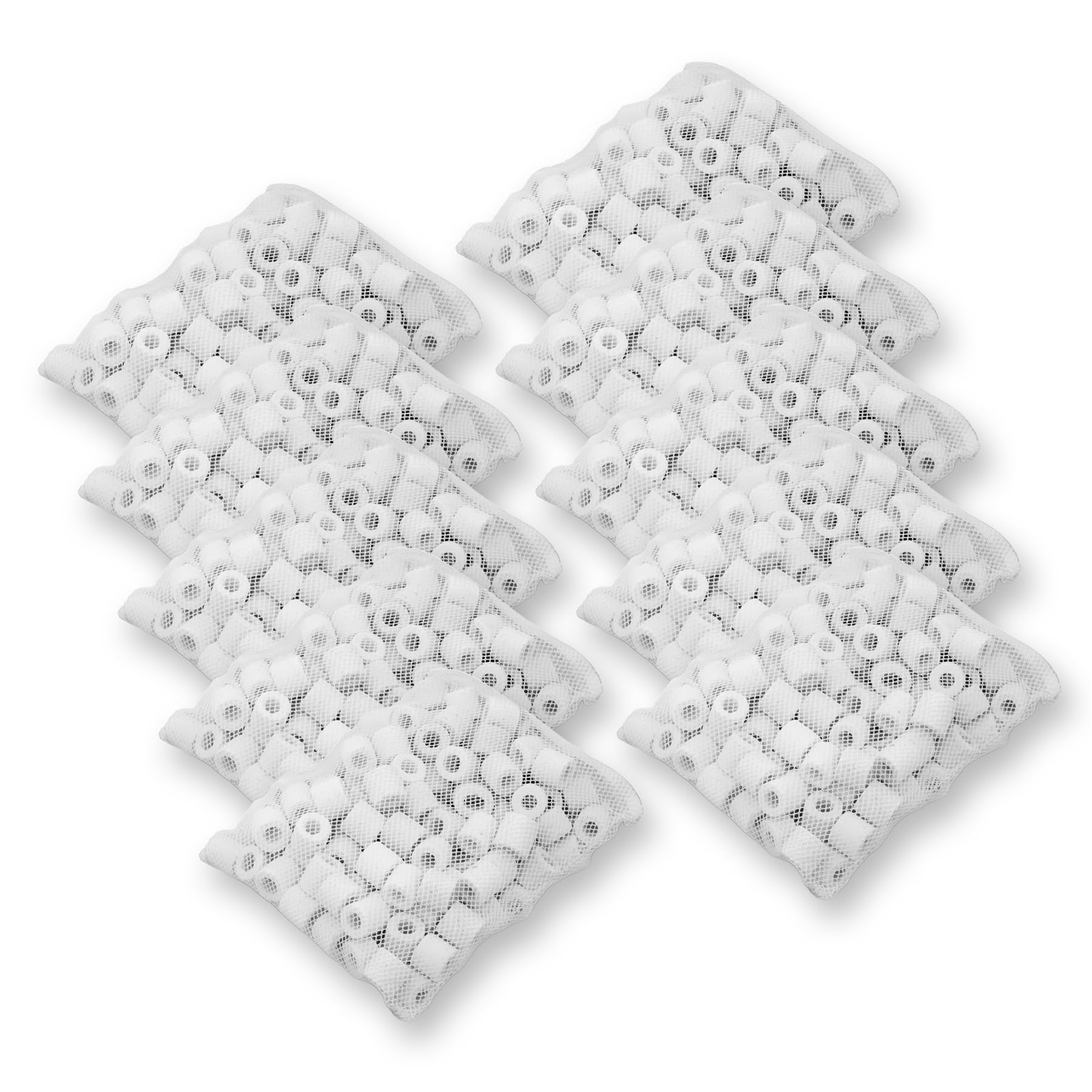 Pisces Ceramic Aquarium Biological Filter Media Rings 10x 500g (15kg Total)