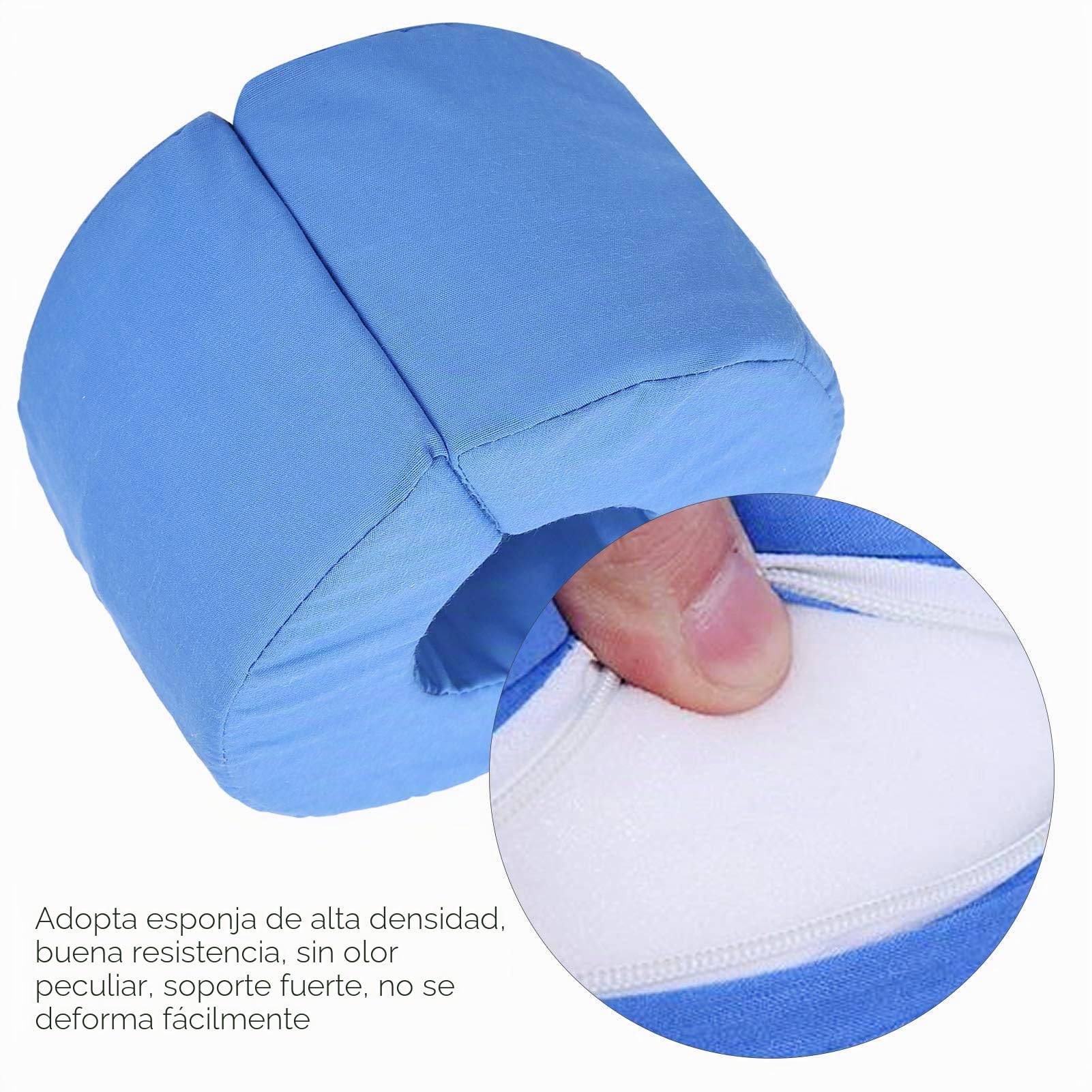 Almohada Anti-escaras en el talón, Soporte Fuerte Cojín para Pacientes postrados en Cama para Ancianos