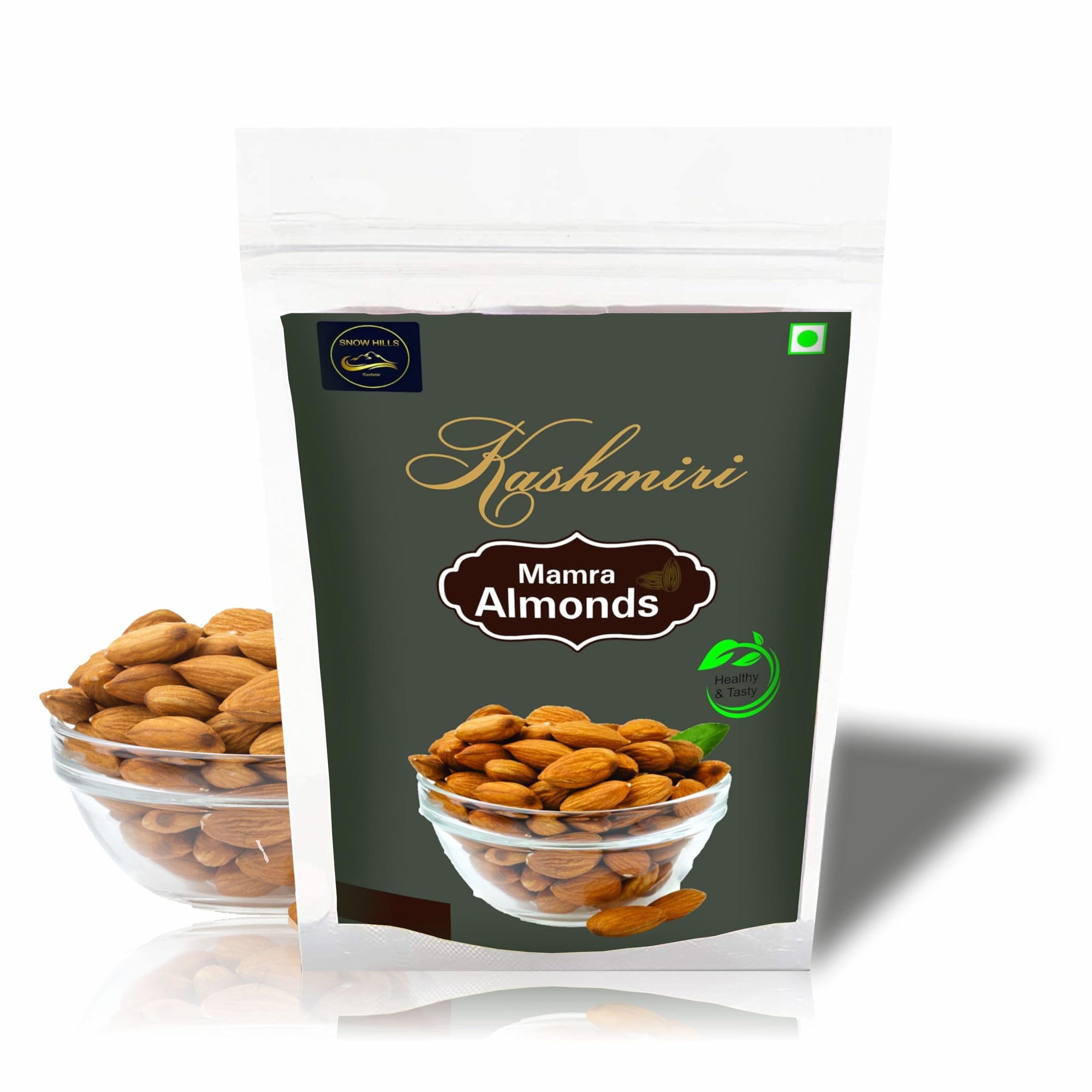 Snow Hills Kashmir Mamra Whole Almonds Without Shell(Mamra Badam Giri) (500 Grams) (B0B3N37PYL) Amazon Price History, Amazon Price Tracker