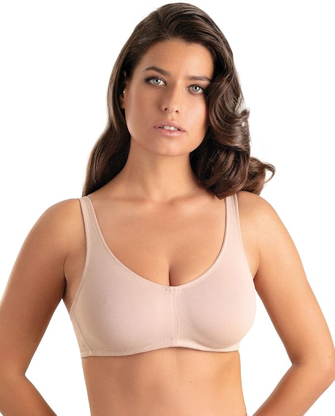 Women's Bra Cotton Preformed with Underwire, Your Curves, Without