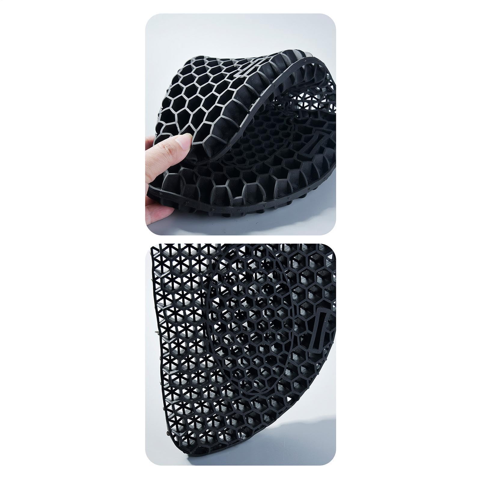 Cuscino ergonomico in gel per sella da moto, coprisella per alleviare la pressione, protezione impermeabile con di fibbia sicura, miglioramento del comfort portatile per uomini, donne