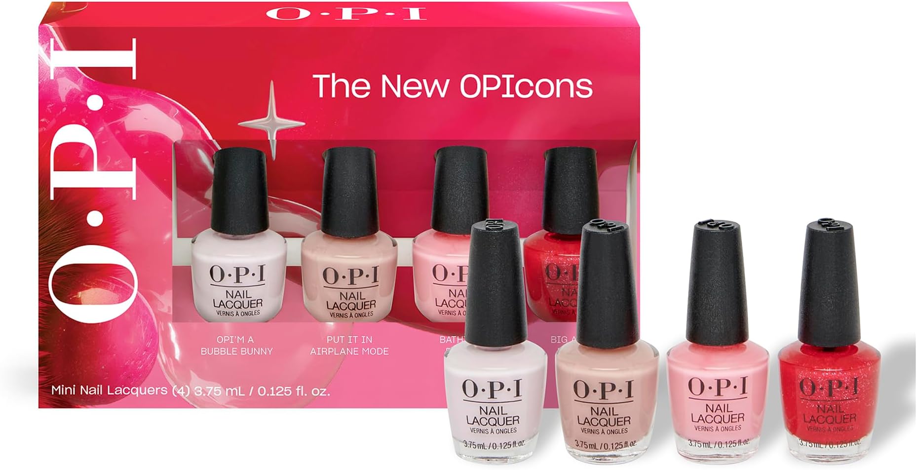 OPI Nail Lacquer Nail Polish | Crème, Shimmer, and Glitter Chip Resistant Nail-Polish | Fast Drying, Streak Free Formula | The New OPIcons Collection | Spring 2026