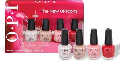 OPI Nail Lacquer Nail Polish | Crème, Shimmer, and Glitter Chip Resistant Nail-Polish | Fast Drying, Streak Free Formula | The New OPIcons Collection | Spring 2026