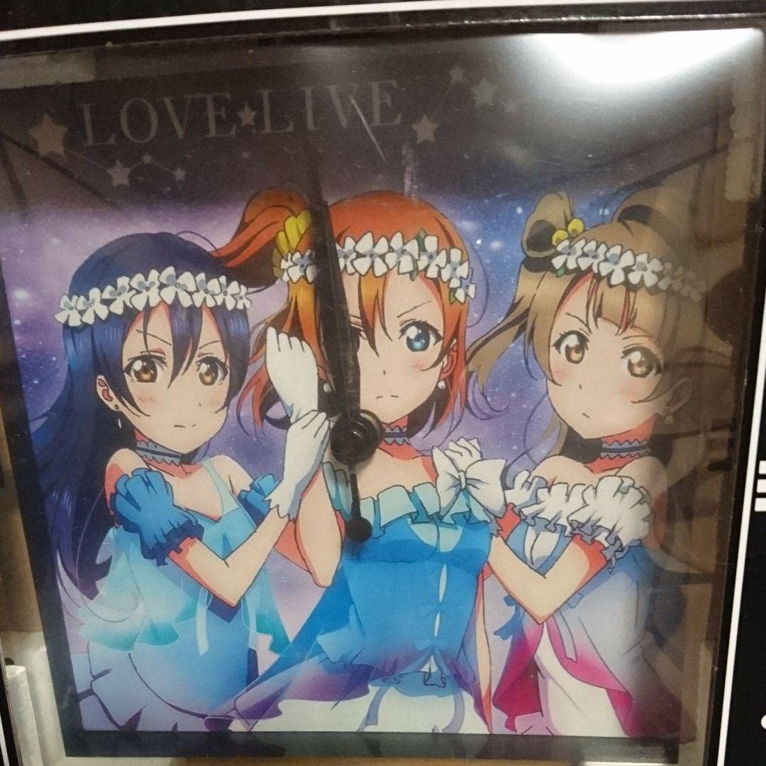 Amazon.co.jp: ラブライブ LOVE LIVE glass clock 壁掛け時計 : ホーム