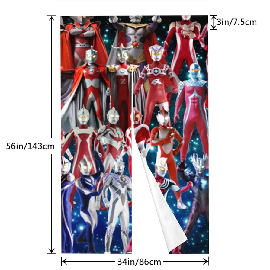 Amazon｜のれん ウルトラマン ファミリー コレクション 間仕切り