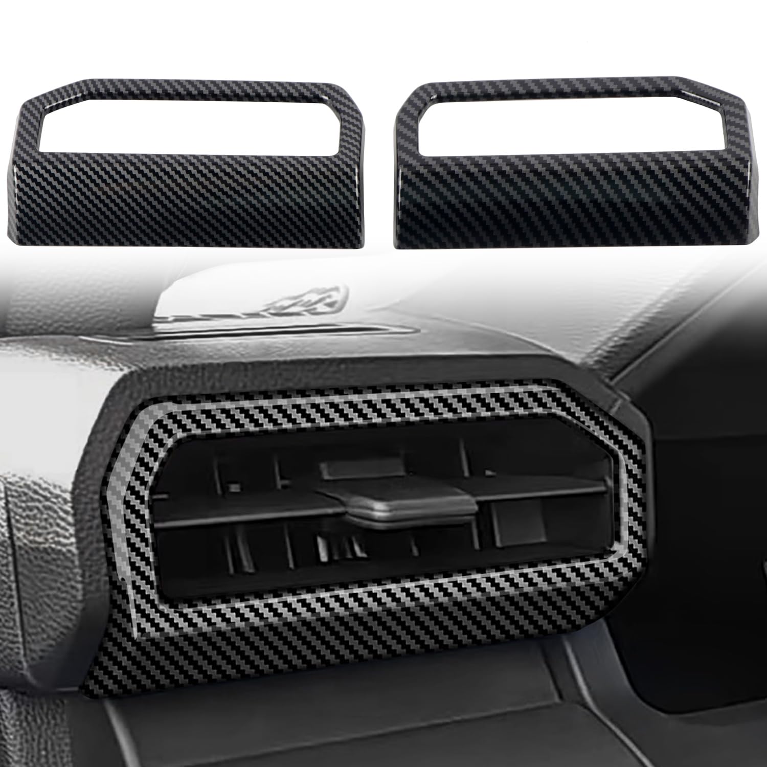 CTH for Toyota Tacoma 2024-2025, 4Runner 2025 Interior Dashboard Side Air Vent Outlet A/C Decorative Cover Car Accessories 2pcs