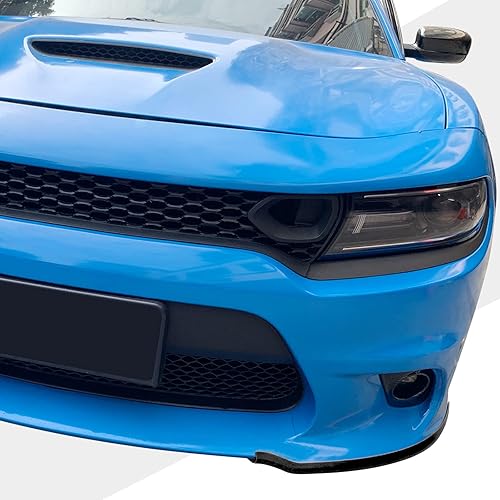 Miniatura 5 de Hoolcar Protector de parachoques delantero para Dodge Charger SRT 2015-2021, accesorios exteriores, color negro