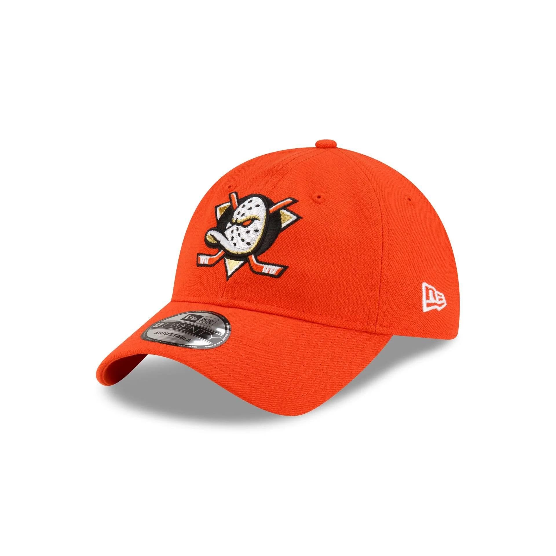 New Era Unisex Anaheim Ducks #36174 Anaheim Ducks Nhl Injection Orange 9Twenty Adjustable Cap