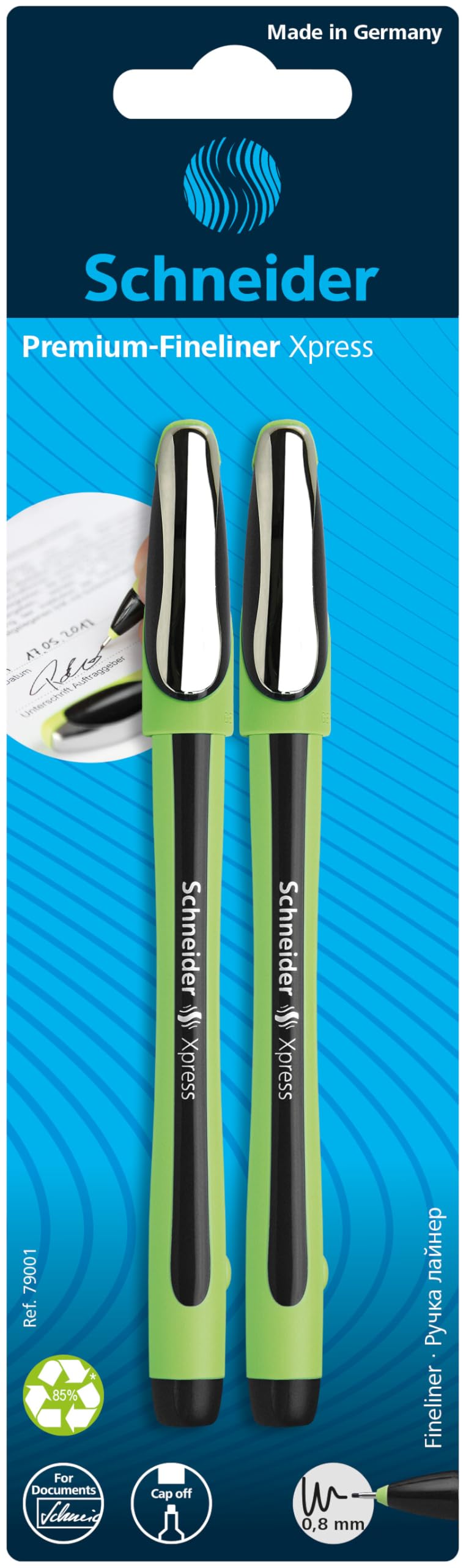 Schneider Roller One Sign Spitze – 1,0 Mm, Dokumentenecht & Ultra-glatte Tinte