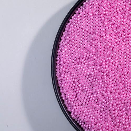 Miniatura 5 de Perlas comestibles Pink Sprinkles para decoración de pasteles de boda, gránulos de pasteles, gránulos de galletas, perlas de azúcar, perlas de