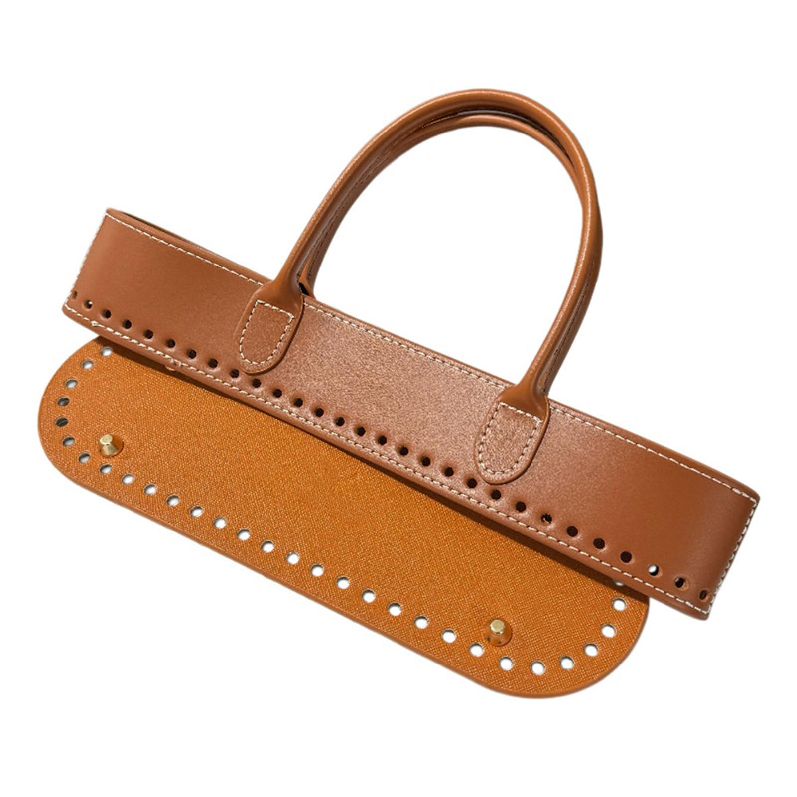 BWANGIAO PU Leather Handbag Making Set Bag Bottom Shaper Bag Handle Bags Knitting Set for Diys Crochet Purse Wallet Toted