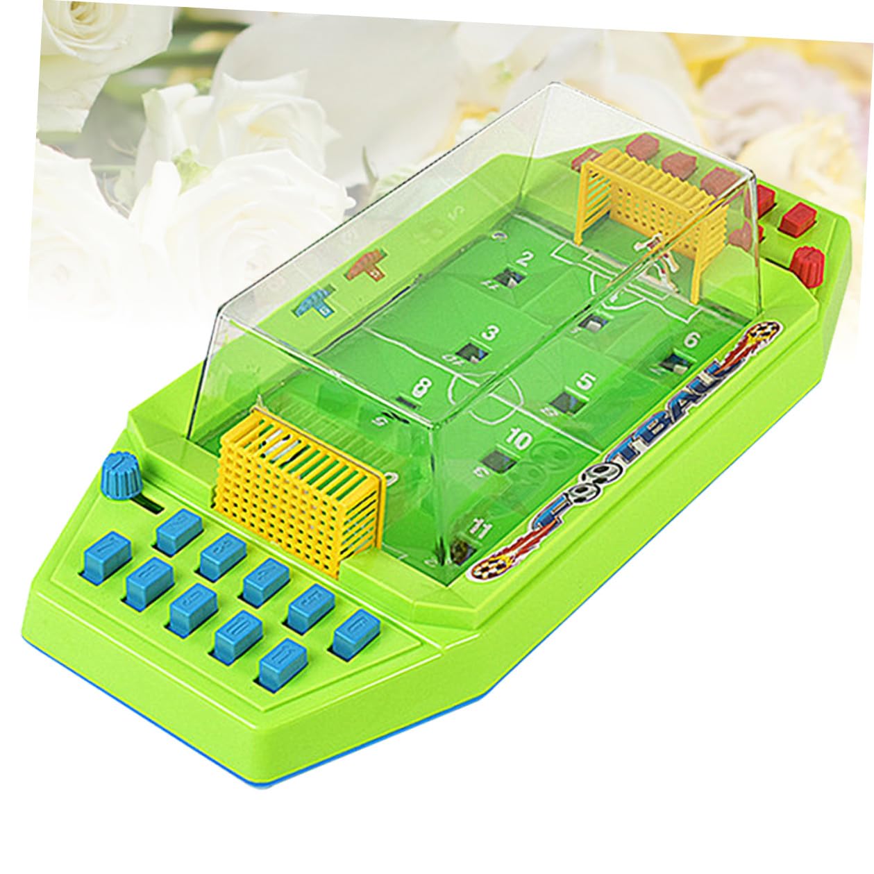 Mini Giocattolo da Calcio Balilla da Tavolo per Ragazzo Ragazza, Gioco Interattivo in Plastica Durevole, Dimensioni Compatte per Feste e Compleanni, Gioco Educativo
