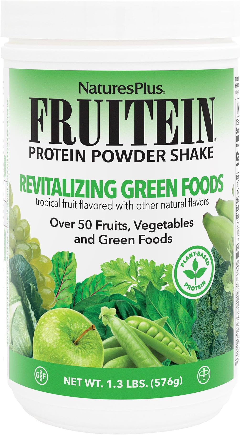 Nature's Plus - Vegetarian Fruitein Revitalizing Green Foods Shake Gluten-Free 49557
