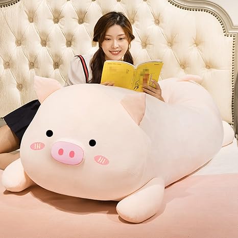 Amazon 特大ブタ ぬいぐるみ 巨大抱き枕 大きいサイズ ふわふわ 豚 添い寝枕 お祝い 店飾り 家族 誕生日 記念日 贈り物 癒しグッズ 腰当て 腰枕 子供 女の子 店飾り 1 横向き寝 多機能 テディベア枕 カラー お誕生日プレゼント インテリア 枕 オンライン通販