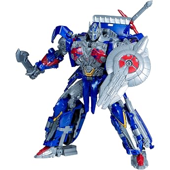 Transformers Toys Studio Series Leader Class Age of Extinction Optimus Prime 8.5" Transformation Action Figure for Ages 8+