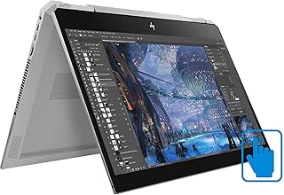 HP ZBook Studio x360 G5 (Intel Xeon E-2176M, 16GB RAM, 512GB PCIe SSD, 15.6" FHD 1920x1080 Touch, NVIDIA Quadro P1000, ZBook Pen, Win10 Pro) (Renewed)
