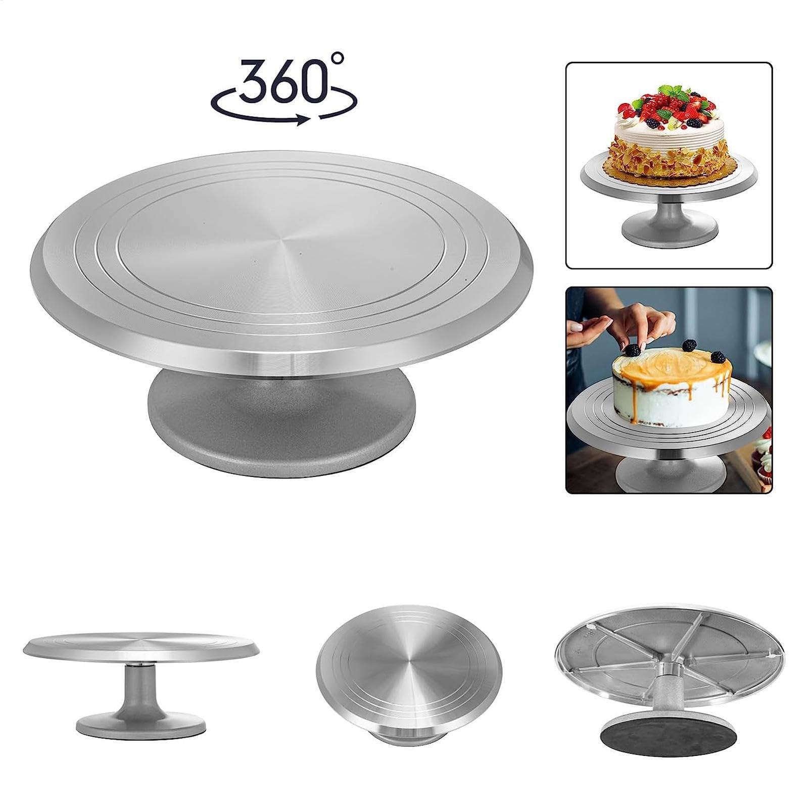 Soporte para | Soporte giratorio para cupcakes - Suministros para | herramientas de tartas Foosting, celebraciones, cumpleaños, bodas, Año Nuevo