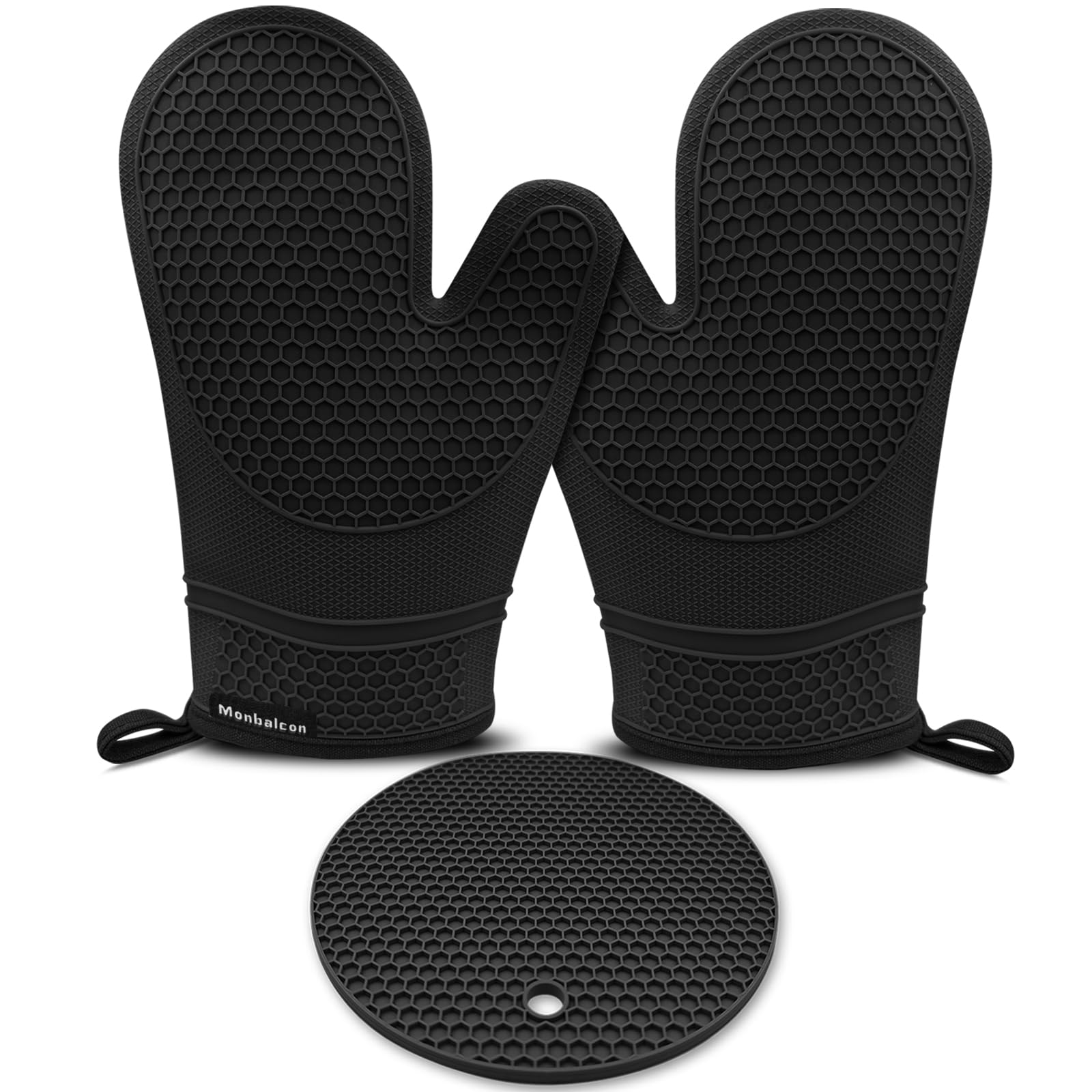 Maniques en silicone résistant à 260 °C pour manipuler vos plats chauds sans brûlure