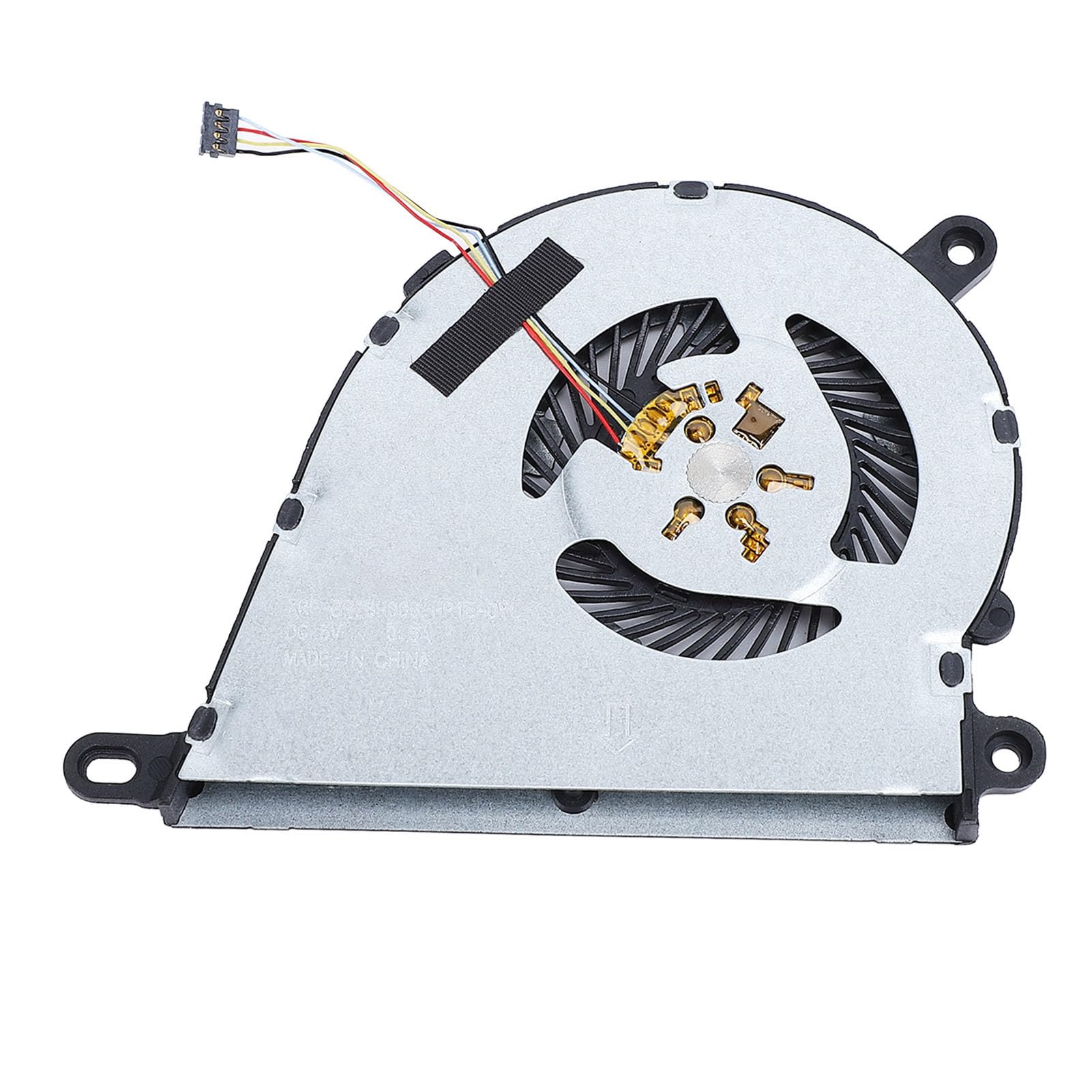 CPU Cooling Fan for HP, 4 Pin Power Connector Laptop Cooling Fan for 15 DY 14 DQ 15 EF 14S DQ 15S FQ L68136 005 Laptop Internal Cooling Fan