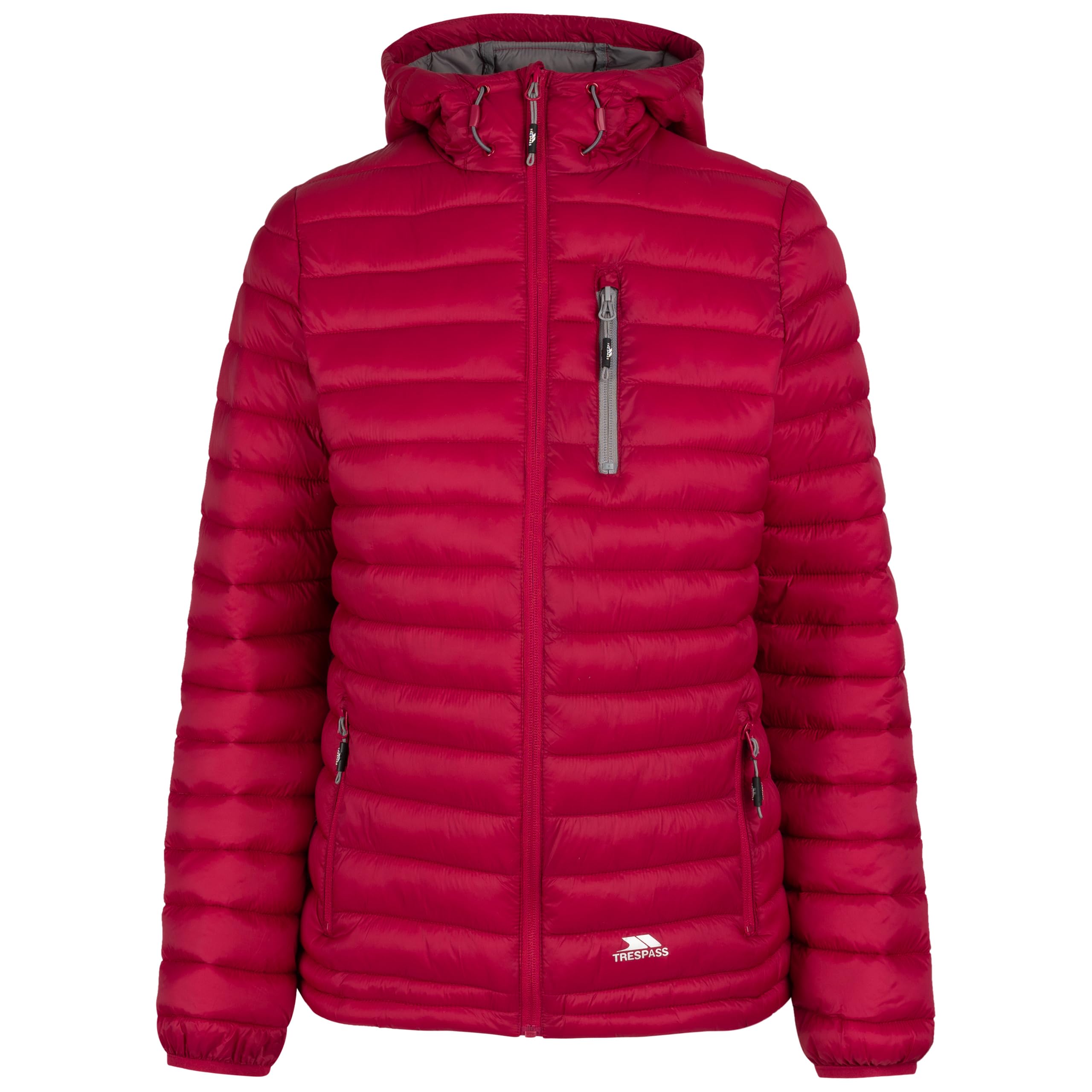Trespass Womens Padded Casual Jacket Lenka B - Womens Lightweight Puffer Jacket with Hood, Padded Jacket with Pockets, Warm Ladies Coat for Outdoors