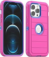 Vista 10 de AICase Funda para iPhone 12/iPhone 12 Pro, resistente protección contra caídas, cuerpo completo, resistente, a prueba de golpes, militar