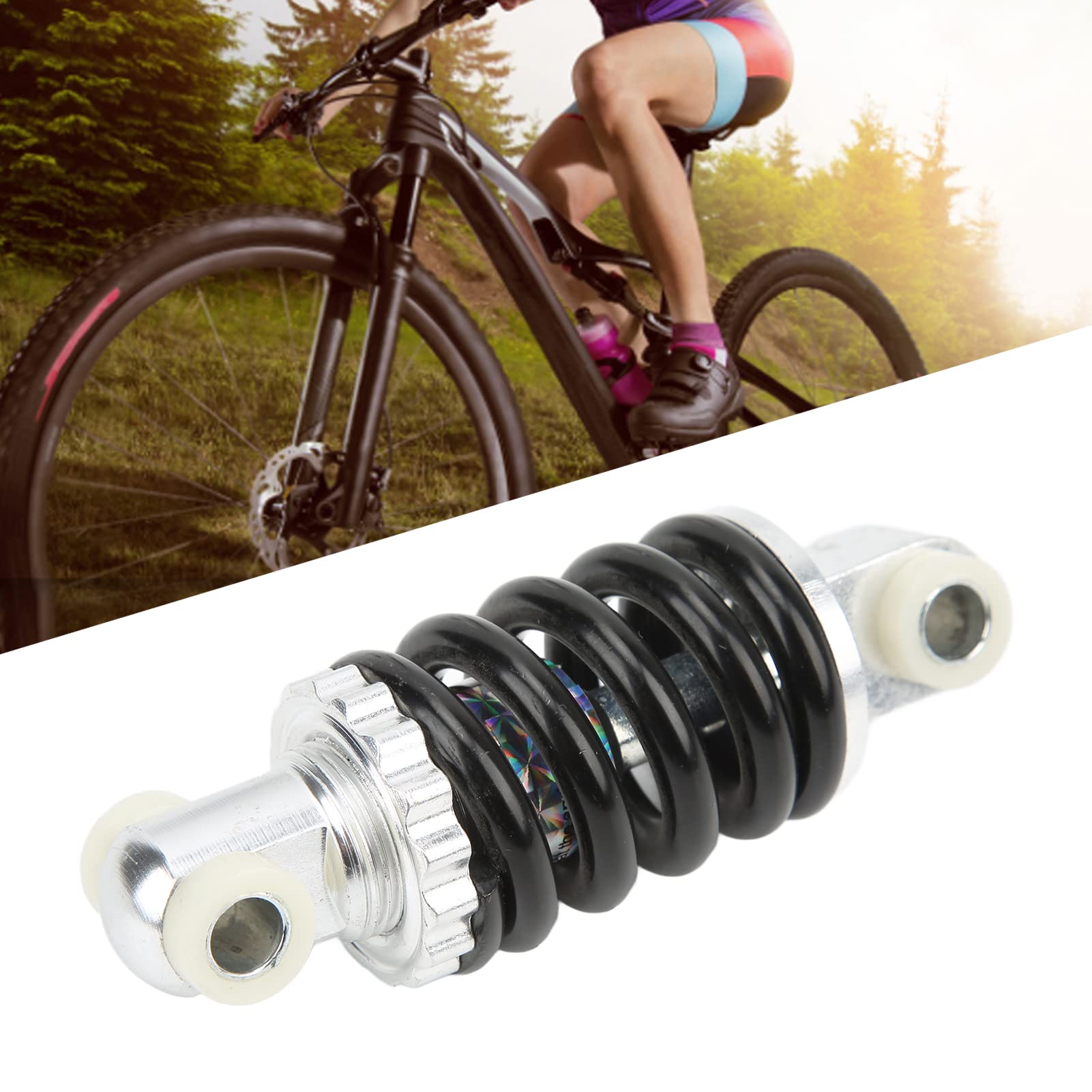 Alomejor 90mm 500LBS Stoßdämpfer Dämpfer Mountainbike Stoßdämpfer Fahrrad Stoßdämpfer für Mountainbike Motorrad