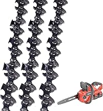 3 Pack Chainsaw Chain, 1/8" Pitch, 1.5mm Gauge, 76 Links for 22" Bar, Semi Chiseled Chains, Compatible with 90 Degree Design Tool Heads