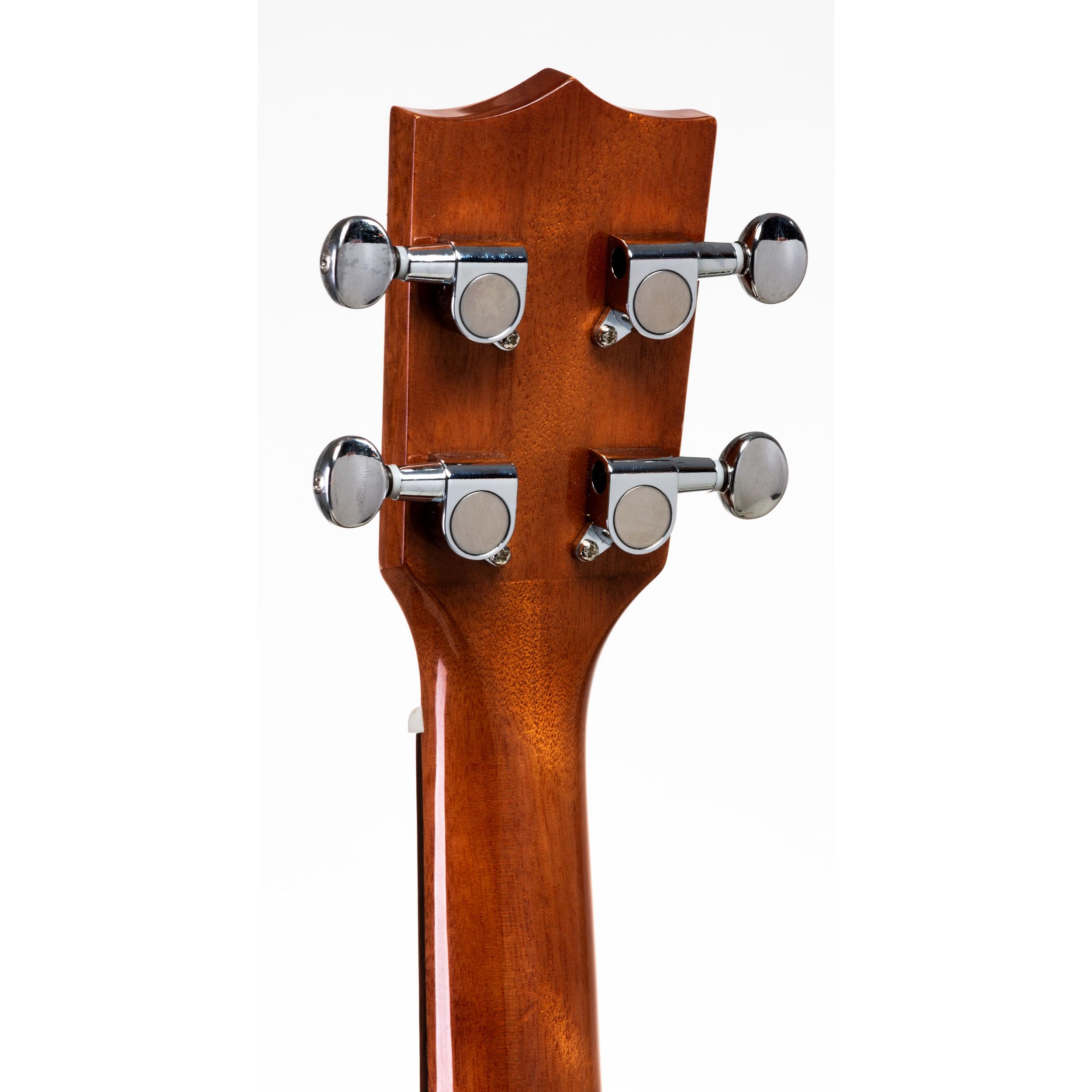VOLT - Ukelele Riva, tamaño tenor, tapa maciza de caoba, diapasón: palisandro, acabado brillante, adornos de nácar, longitud: aprox. 660 mm, con botones de correa, incluye funda forrada