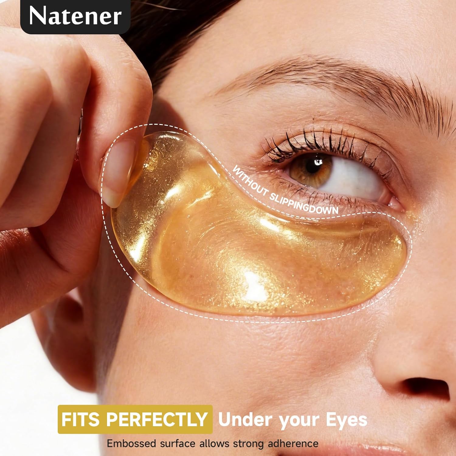 30 pairs 5%PDRN Under Eye Patches, 24K Gold Eye Patches for Puffy Eyes, Dark Circles, Under Eye Bags & Wrinkle | Collagen, Retinol, Hyaluronic, Peptides, Kojic Acid, Caffeine, Korean Skincare Eye care