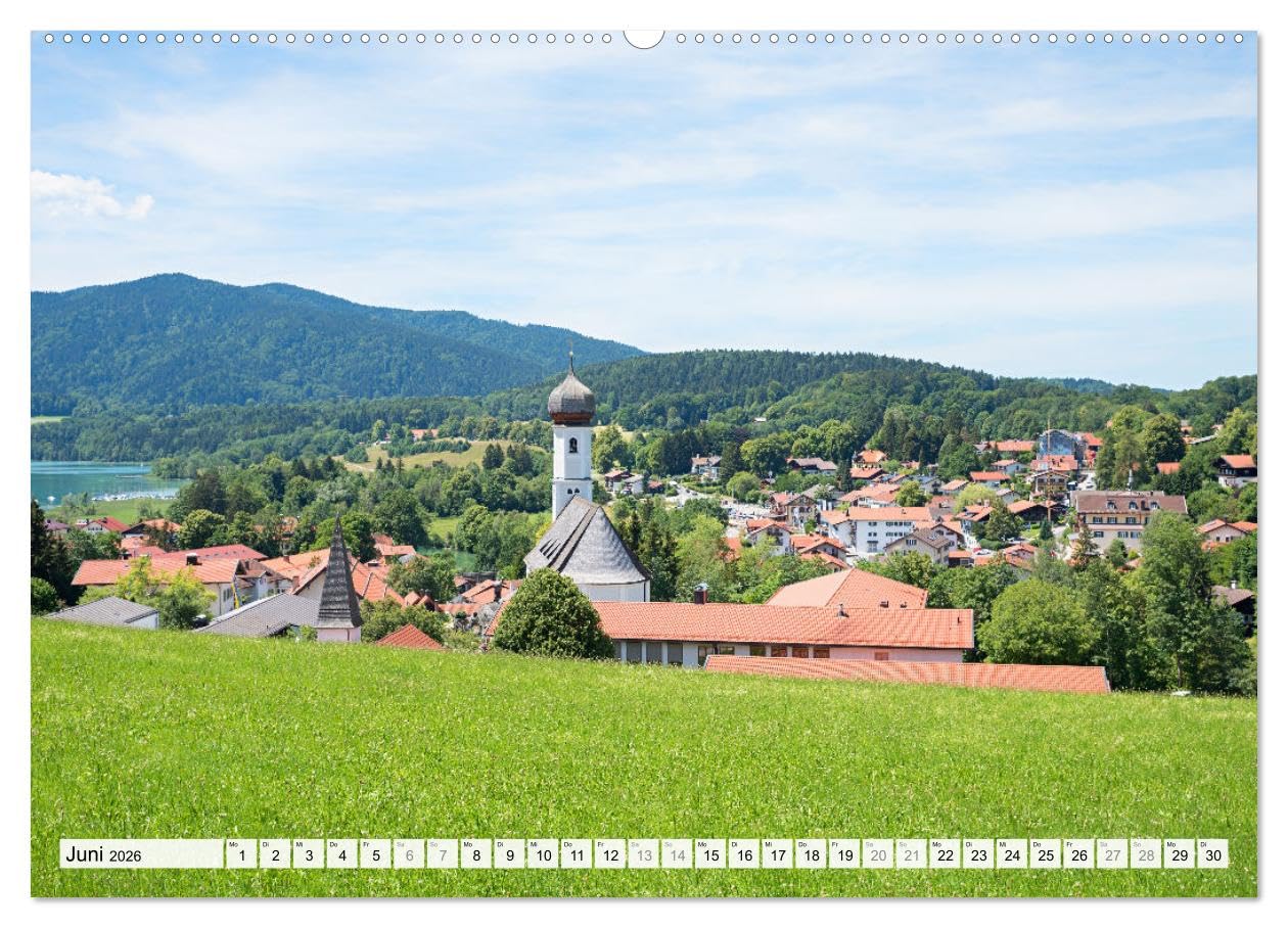 Es is so schee am Tegernsee (hochwertiger Premium Wandkalender 2026 DIN A2 quer), Kunstdruck in Hochglanz: Impressionen rund um den Tegernsee (CALVENDO Natur)