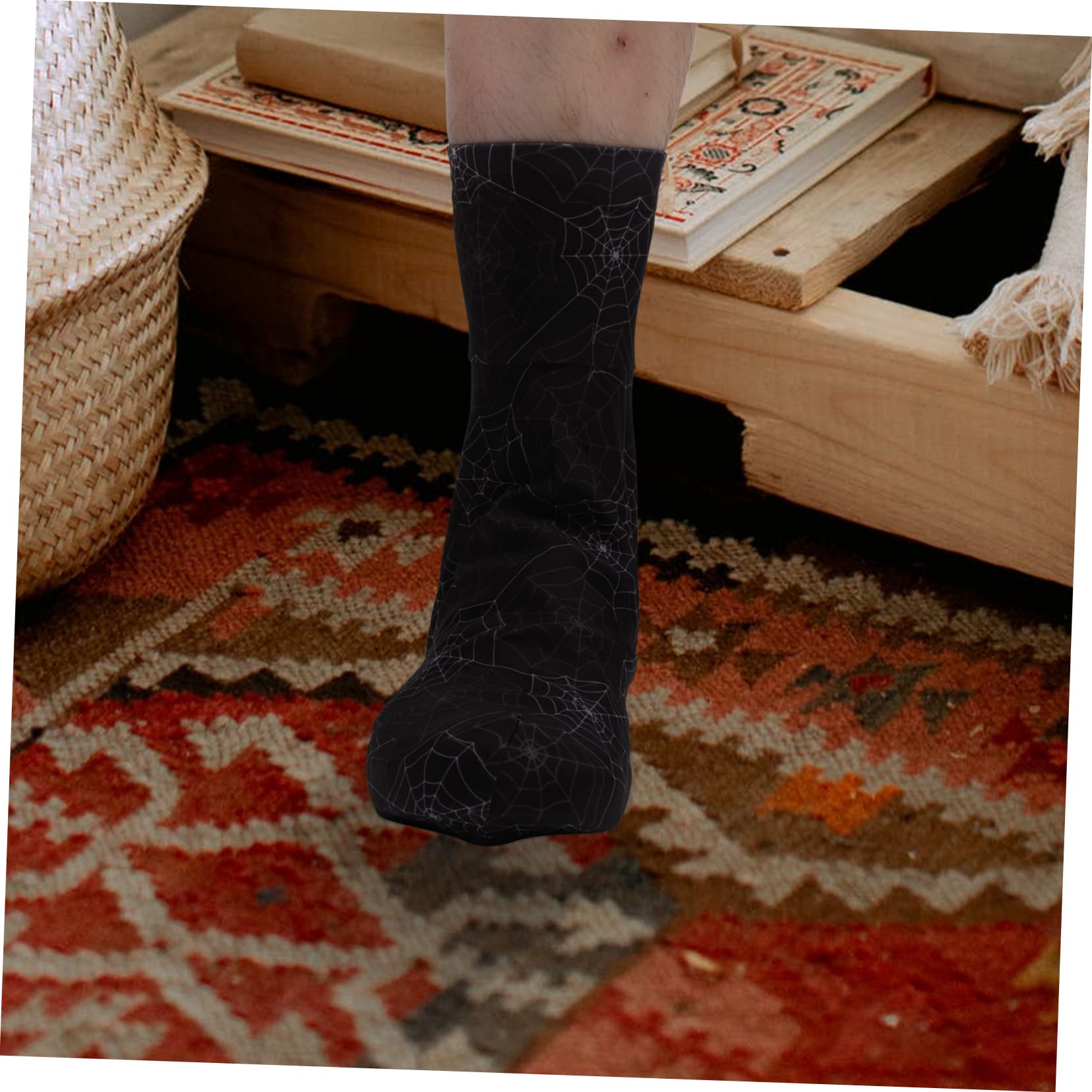 Yardwe 1 Pair Windproof Overshoes for Men Women Desert Shoe Covers for Mountain Climbing Cycling Hiking Non Slip Lightweight Protection